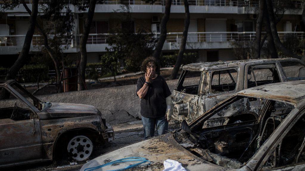 Waldbrand in Athen: Tag 2