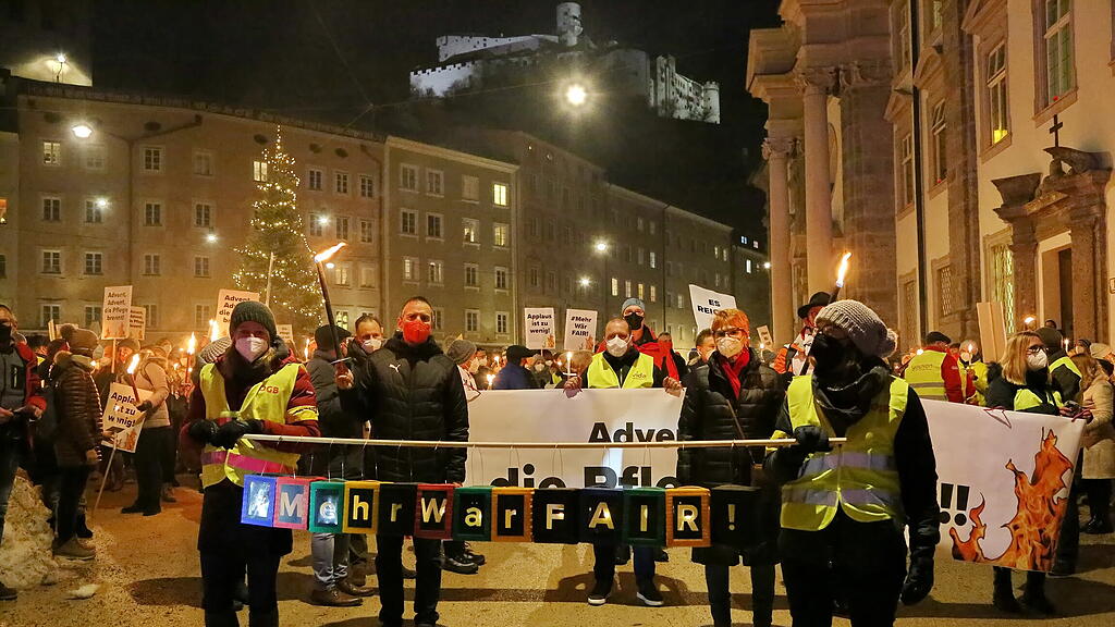 Mehr WärFair-Kundgebung