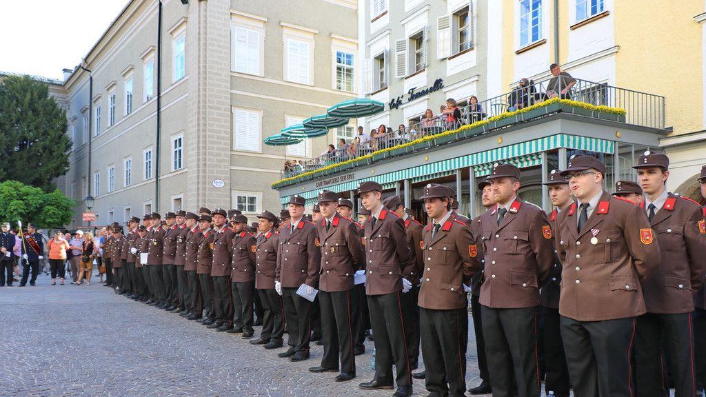 Florianifeier in der Stadt Salzburg