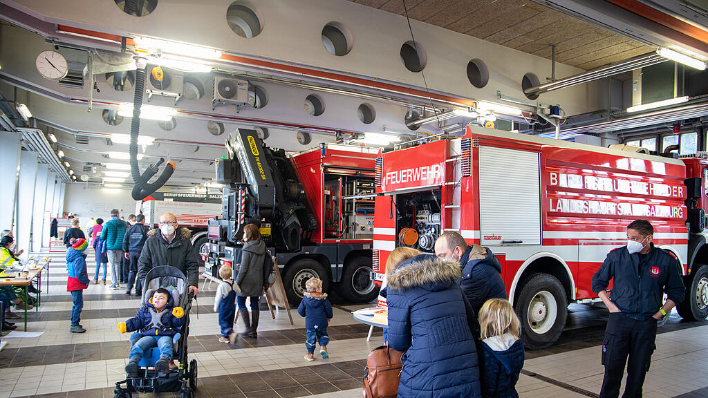 Kinder-Impfaktion bei Salzburger Berufsfeuerwehr