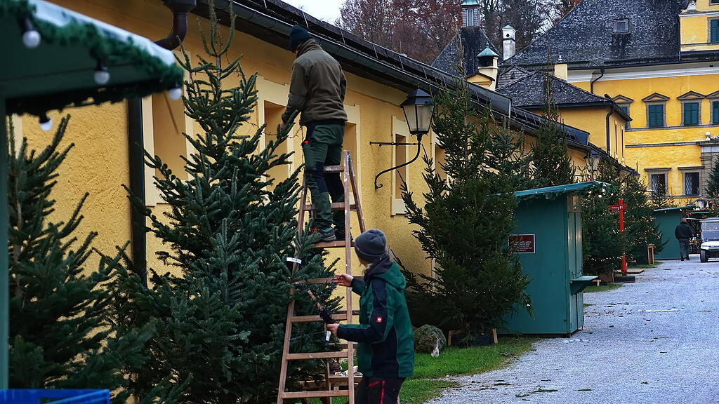 Hellbrunner Adventzauber: Aufbau