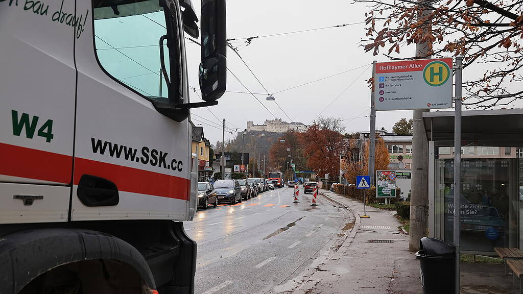 Nadelöhr für Autofahrer im Nonntal