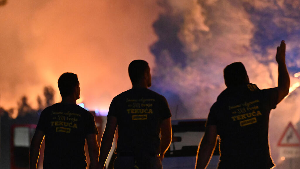 Waldbrand in Kroatien