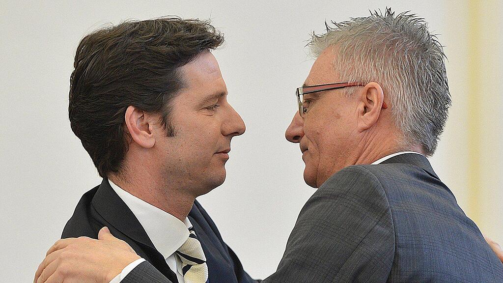 Auch Walter Steidl (re.) wurde am Mittwoch angelobt.