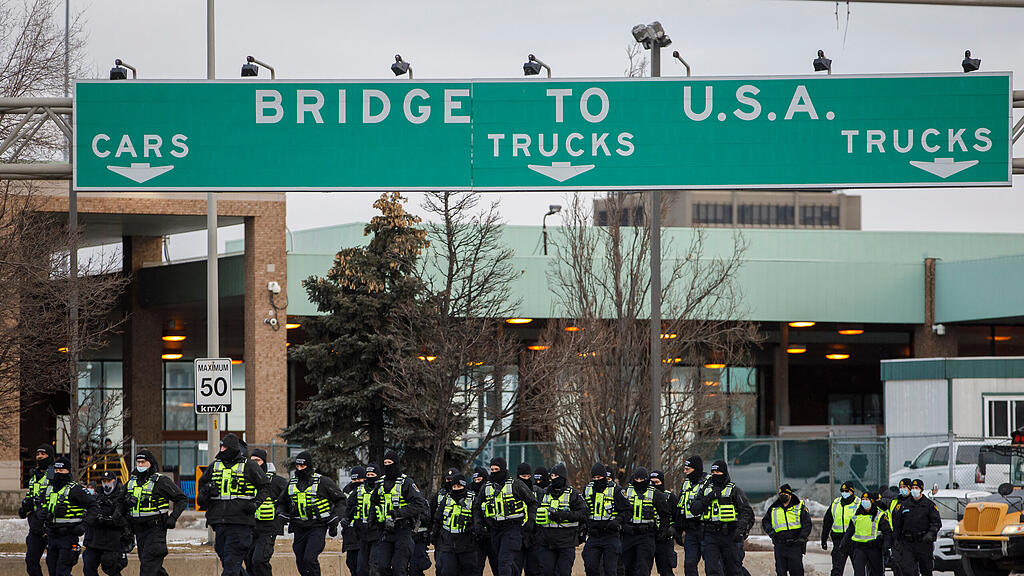Trucker Protest in Kanada: Polizei