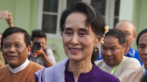 Friedensnobelpreisträgerin Aung San Suu Kyi