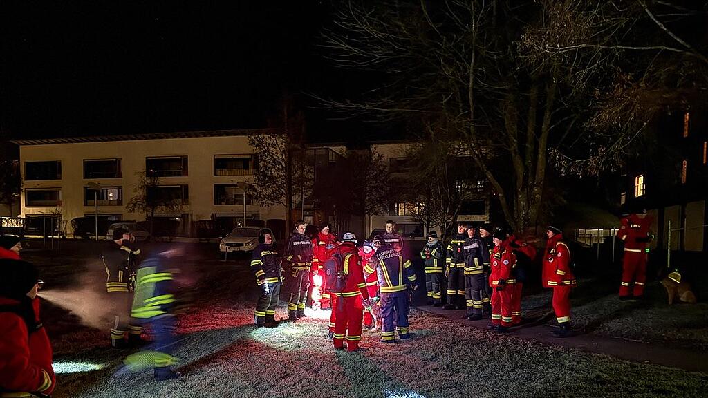 Suchaktion in Vöcklbruck
