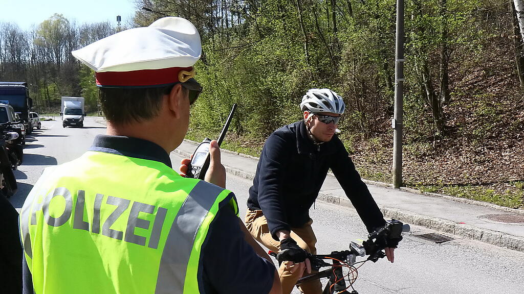 Abstandmessungen, Radfahrer