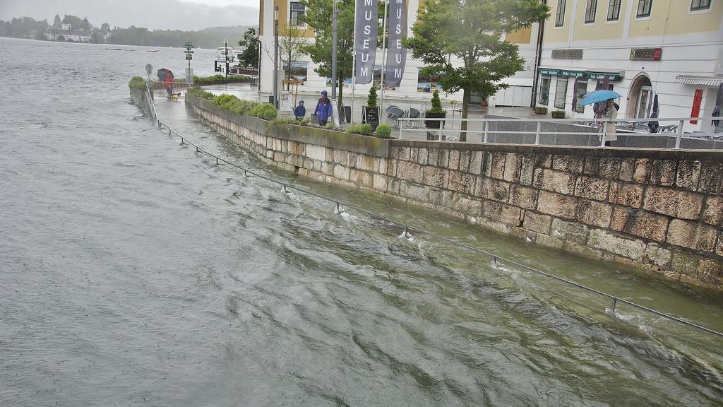 Gmunden überschwemmt