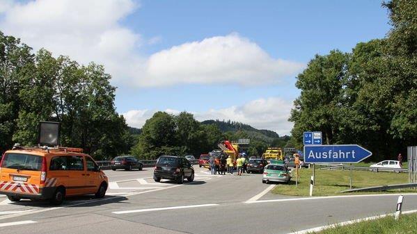 A8: Bilder der Unfallstelle