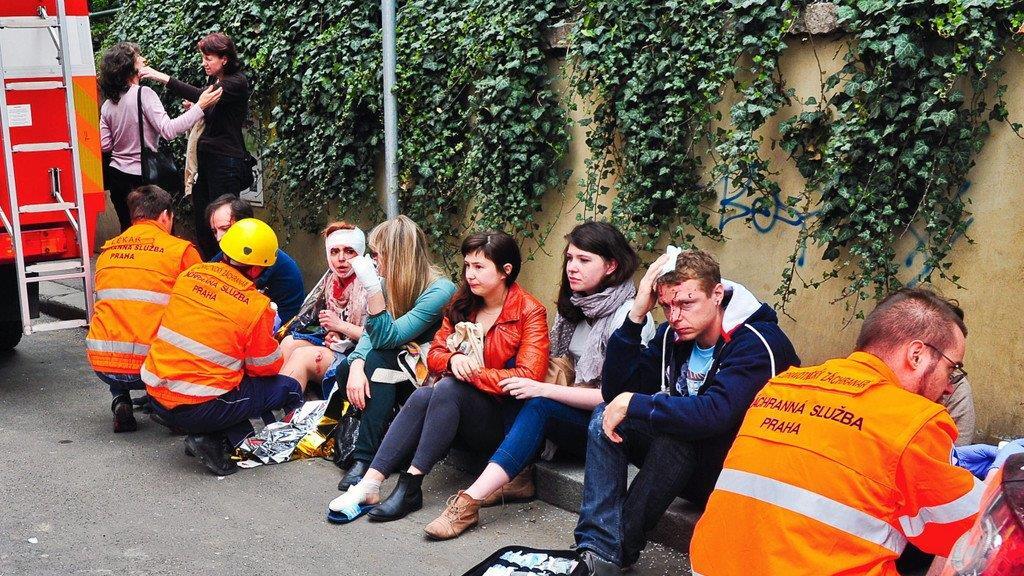Schwere Explosion in Prag
