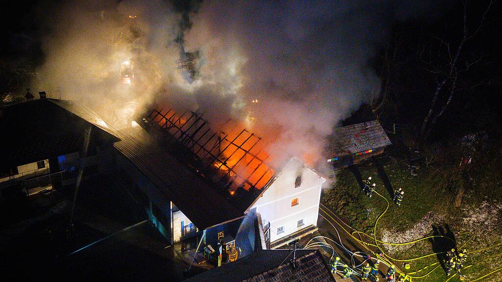 Großbrand in Burgkirchen