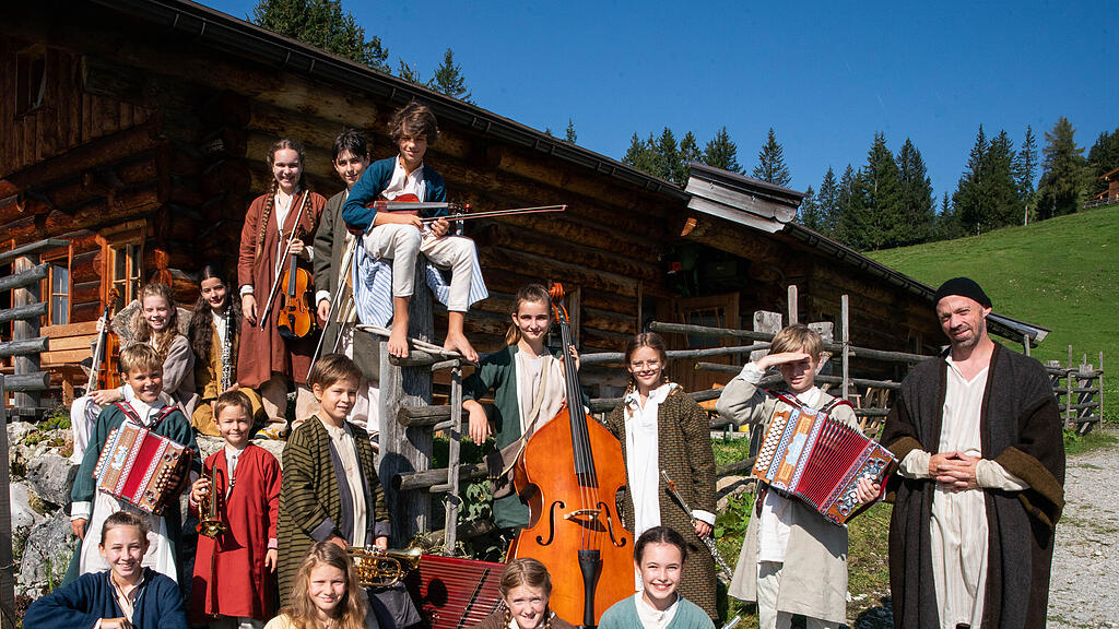 Hirtenkinder Loferer Alm