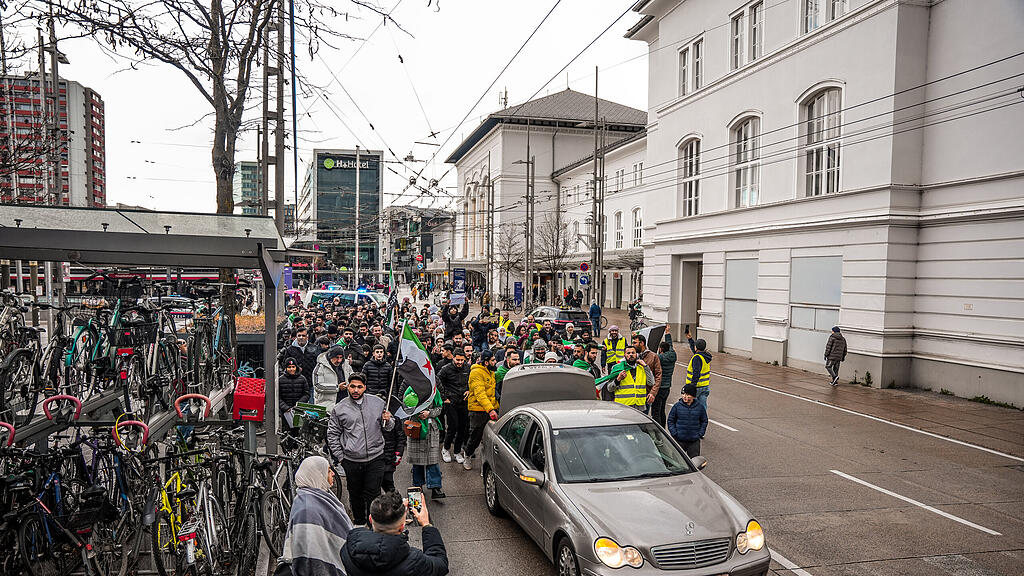 Demo Syrien Stadt Salzburg