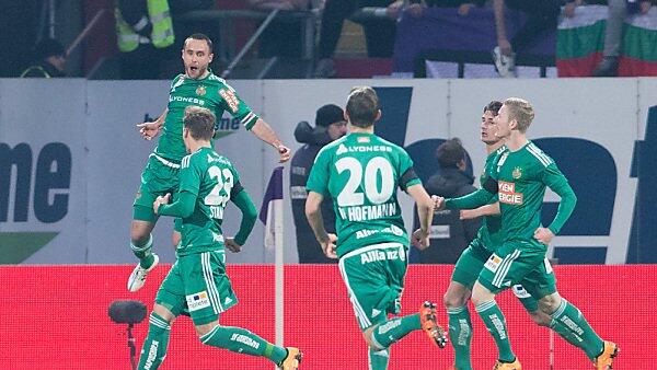 Rapid hatte im 316. Derby mindestens drei Gründe zu jubeln