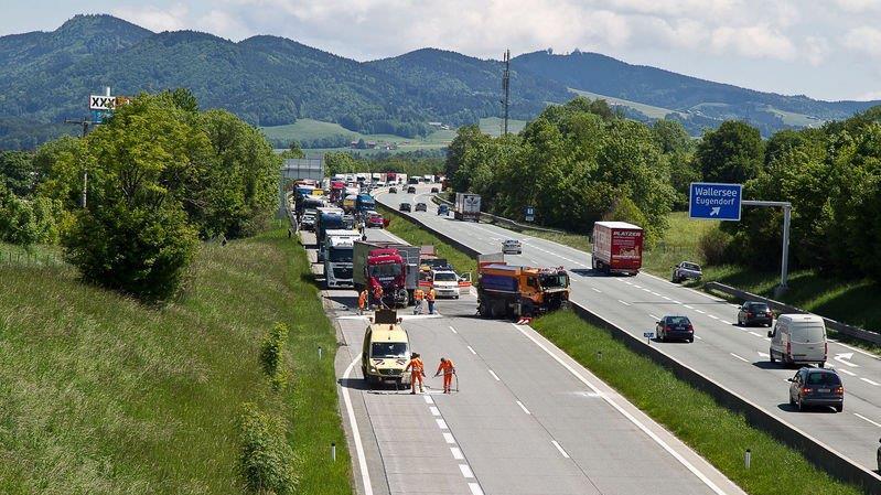 Lkw-Crash auf A1 II