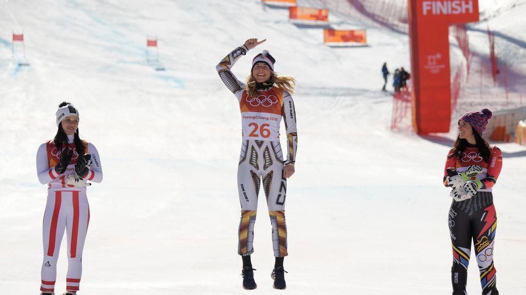 Olympia: Anna Veith holt Super-G-Silber