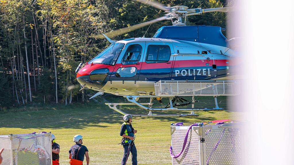 Waldbrandübung Großgmain