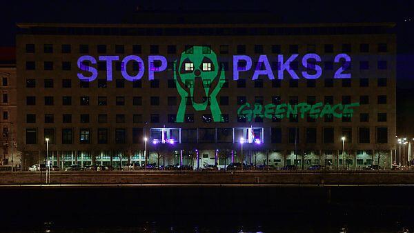 Greenpeace-Protest in Ungarn wegen Paks-Ausbaus