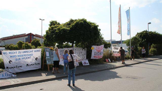 Demo gegen Circus Luna