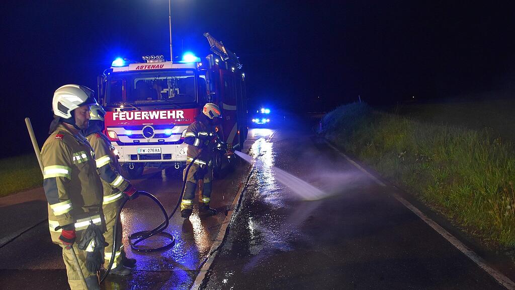Auto-Überschlag Abtenau