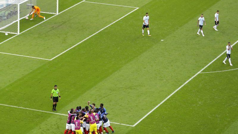 Fußball-WM: Frankreich - Argentinien 4:3