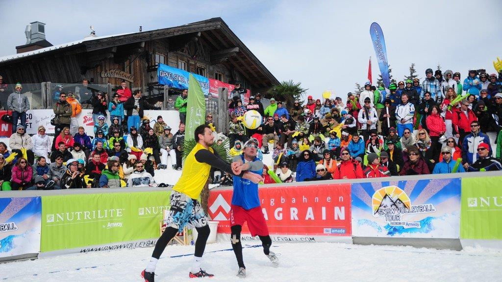 Snow-Volleyball in Wagrain, II