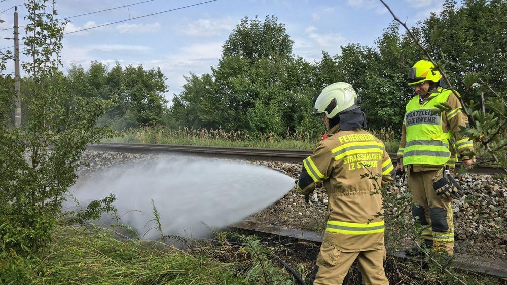 Böschungsbrand in Straßwalchen