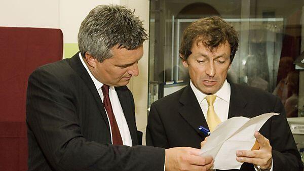 Michael Jungwirth (r.) hat besonderen Sprachwitz