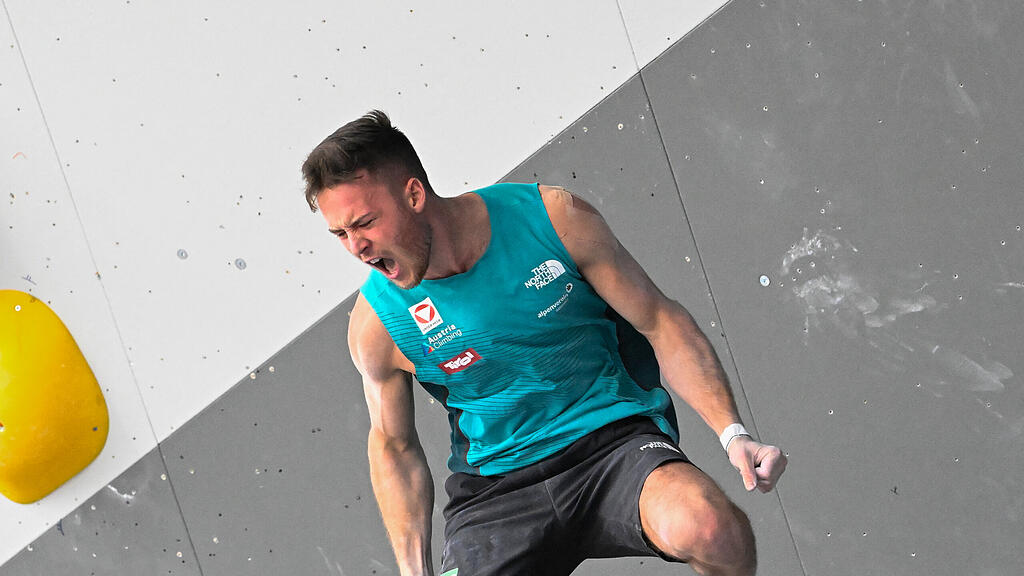 Kletter-EM: Nicolai Uznik holt Gold im Bouldern