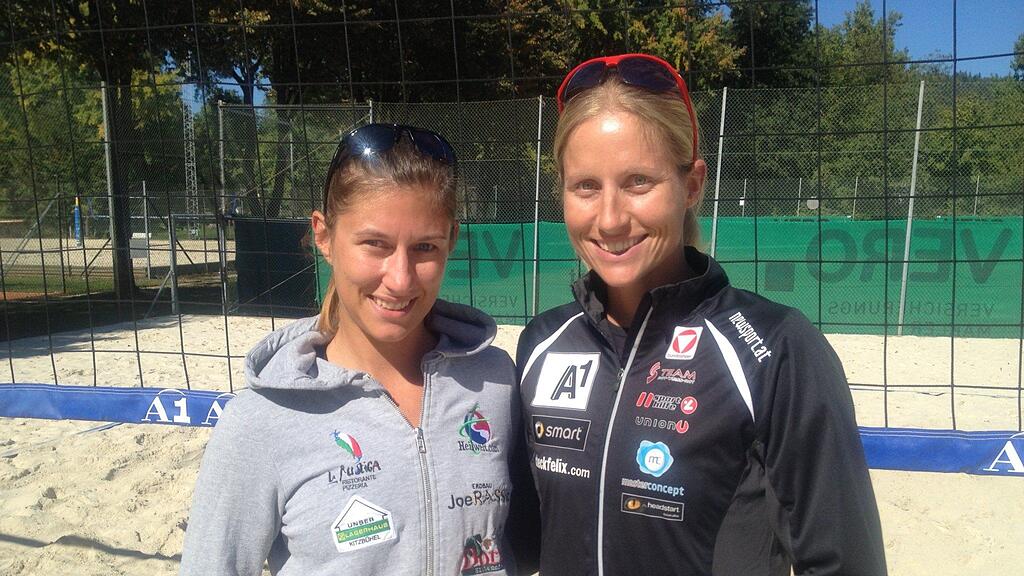 Barbara Hansel (rechts) mit ihrer neuen Partnerin Bianca Zass.