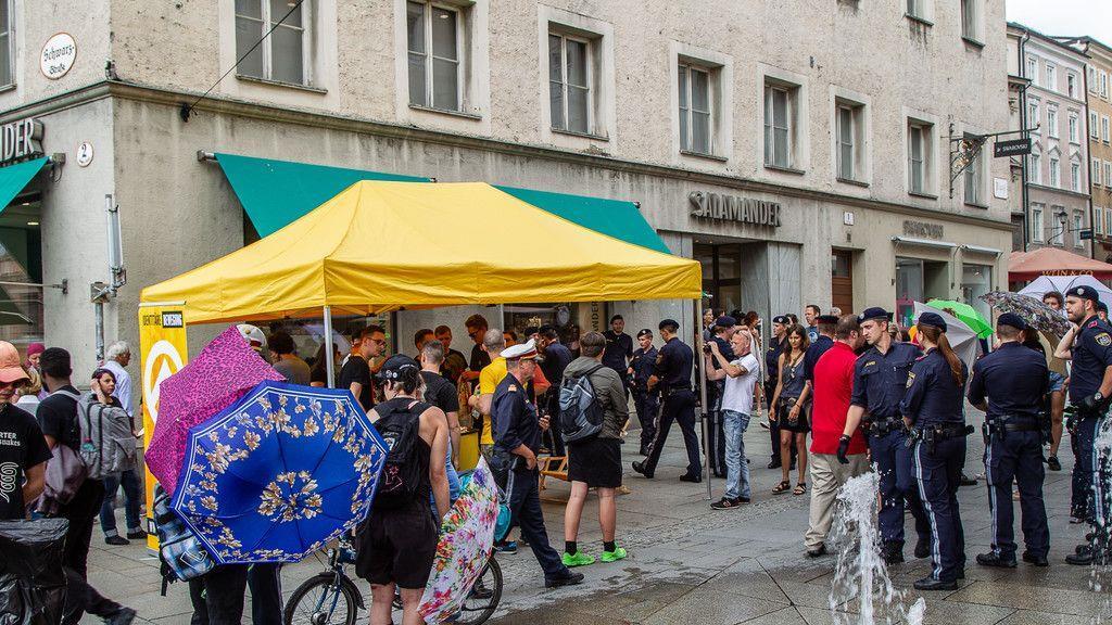 Bilder vom Zusammenstoß