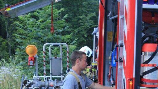 Übung Feuerwehr Grödig