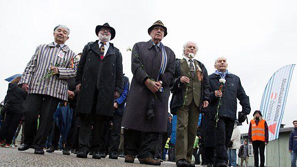 Auch Überlebende des KZ-Mauthausen waren dabei
