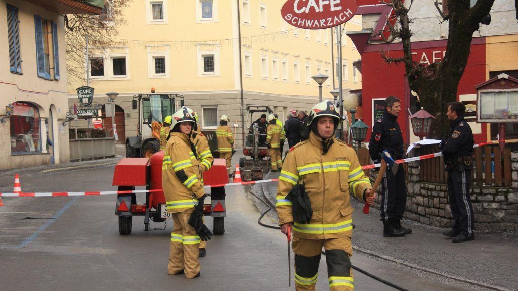 Gasaustritt in Schwarzach
