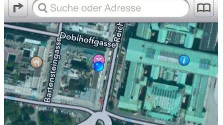 Apple Kartenfehler bei iOS 6