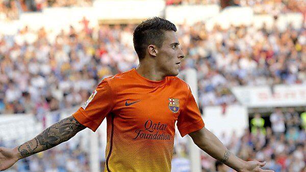 Ersatzmann Cristian Tello machte Messi alle Ehre