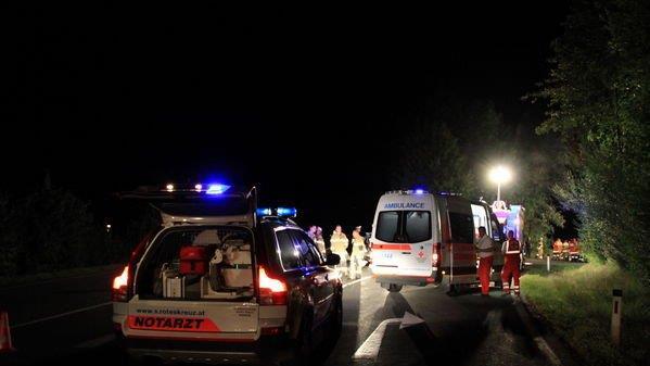 Bilder vom Crash in Anthering