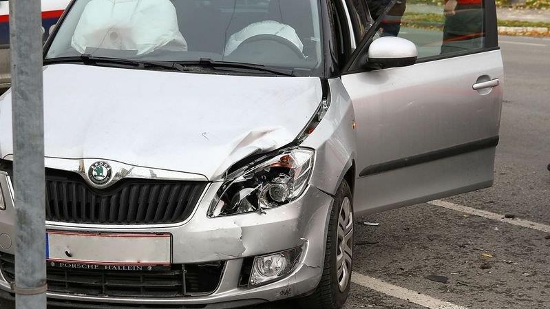Autocrash in Lehen