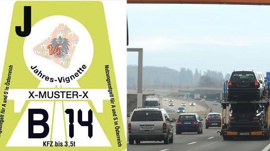 Ab dem 1.2.2014 ist die neue Vignette Pflicht.