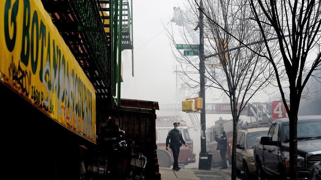 Explosion in New York: Zwei Gebäude eingestürzt