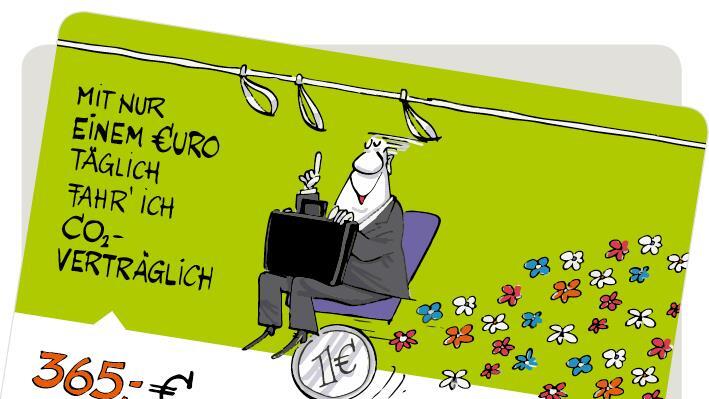Vier Sujets für Salzburg-City-Jahresticket