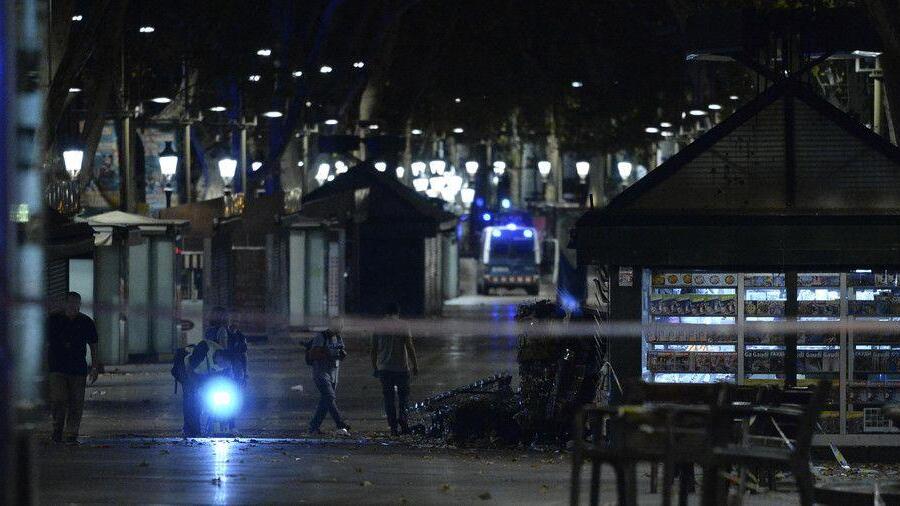 Terror in Barcelona: Bilder aus der Nacht
