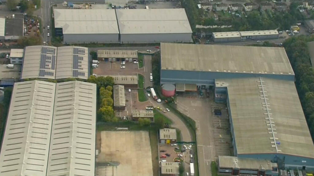 London, Thurrock, Leichen, Lkw-Container
