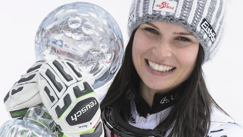 Anna Fenninger krönt sich zur Gesamtweltcupsiegerin