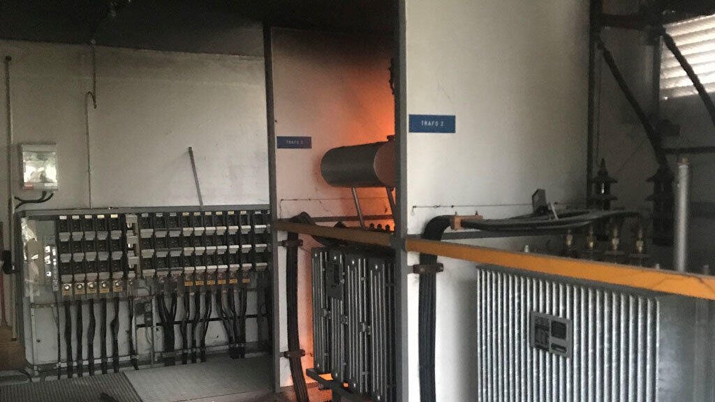 Trafobrand Saalfelden