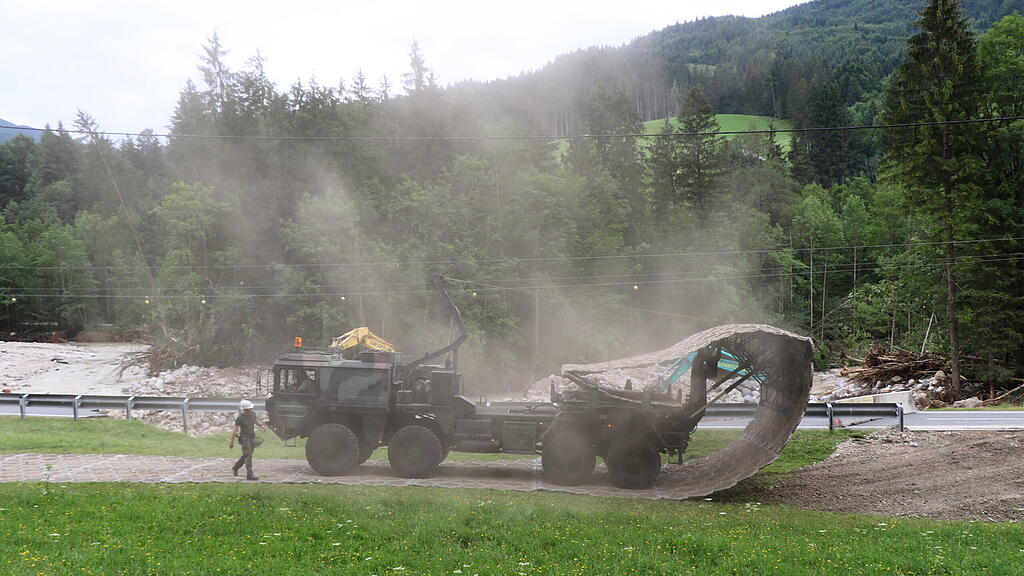 Bundesheer-Einsatz in Rußbach