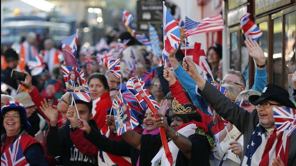 Royale Hochzeit: Fans in Windsor