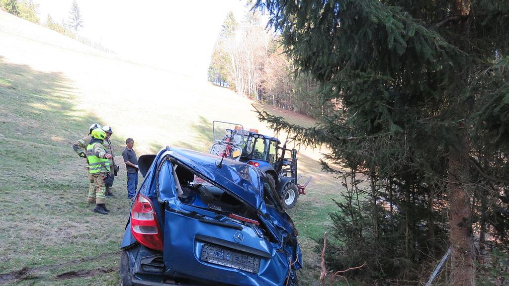 Auto-Absturz in Pfarrwerfen