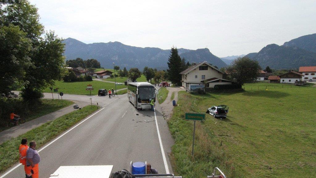 Bilder vom Busünglück